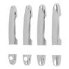 8 Pieces Chrome Exterior Door Handle Cover Trim Sticker Replacement for Hilux Vigo 2005?2014