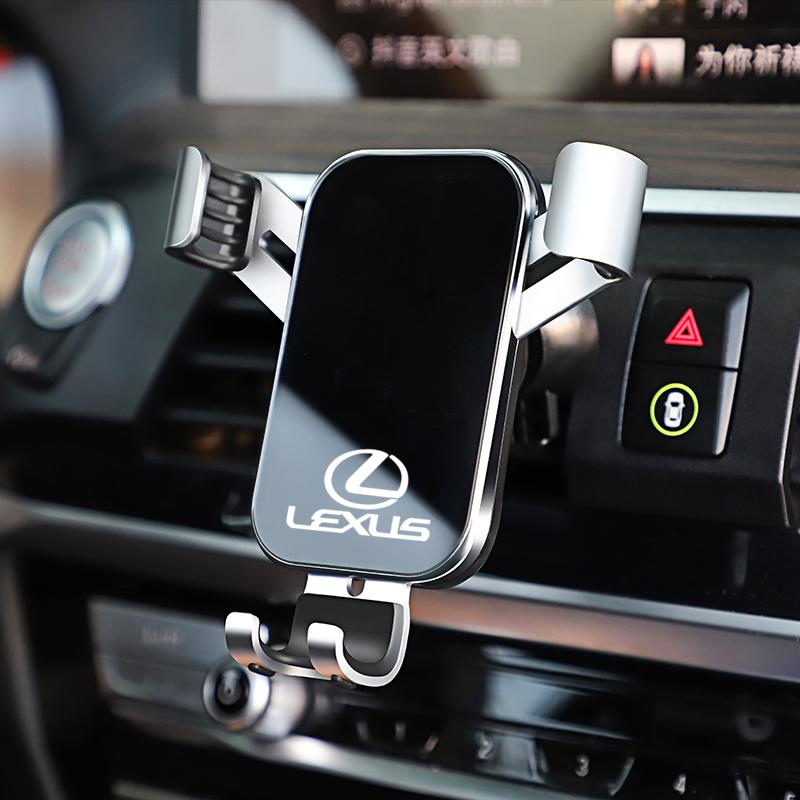 ABS Car Phone Holder 360 Rotation Gravity Auto Grip Bracket For Lexus FSPORT LBX NX RX 350h 450h ES UX 300e GS GX IS LS LX CT ADZ1
