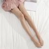 8D Luminous Reflective Horse Oil Over-the-Knee White Stockings, Seamless Red Thigh-High and Knee-High Socks for Women
