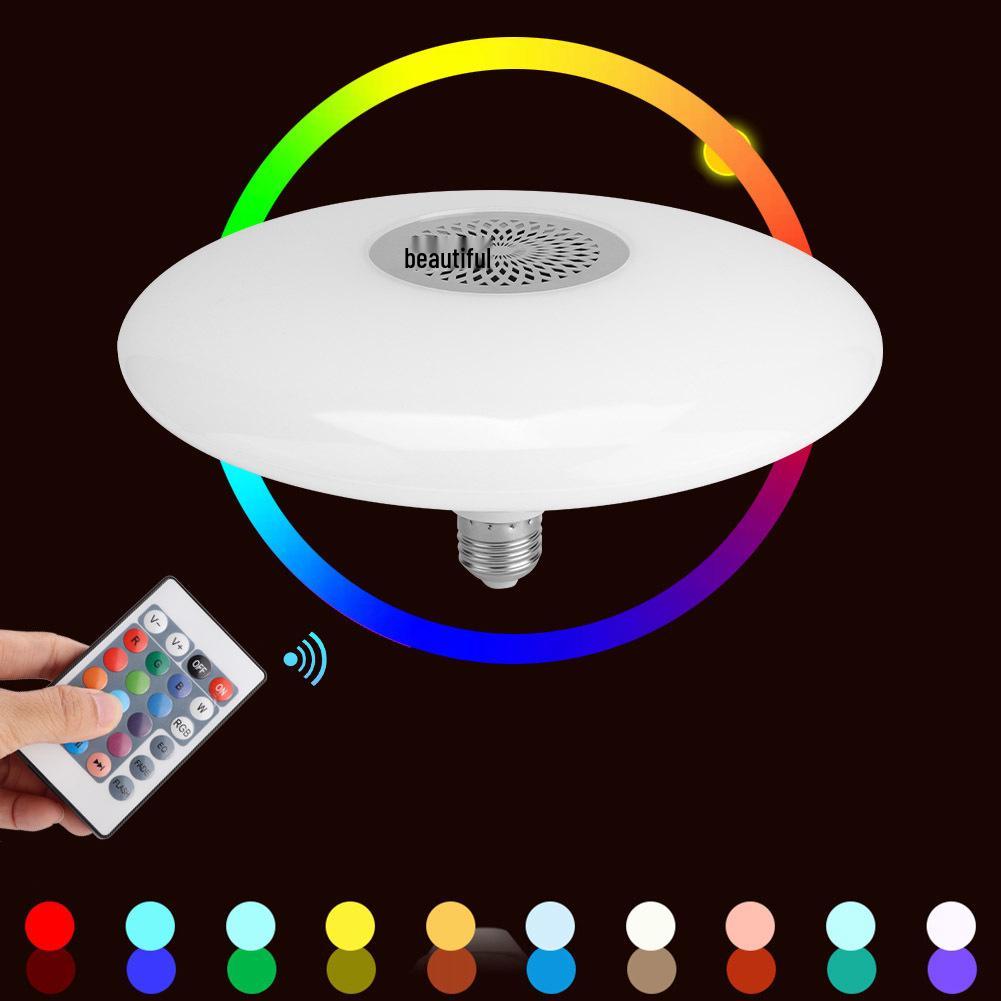 New Colorful Bluetooth Smart UFO Light: LED Music & Remote-Controlled Atmosphere