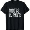 Смешная футболка Boots And Cats в стиле хаус-музыки EDM