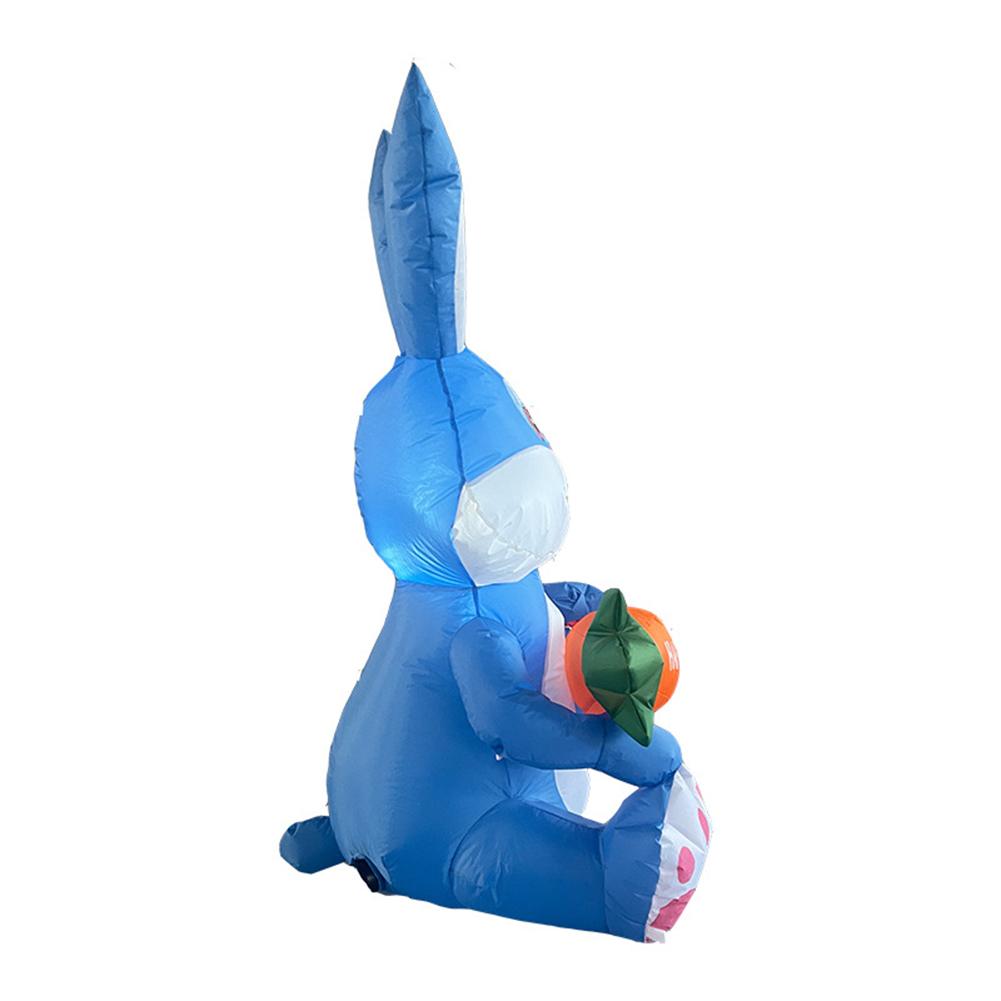 Outdoor Easter  Inflatable  Model 1.2m Easter Cartoon Rabbit-shaped Led Lights For Party Yard Lawn Garden Holiday Venue Layout