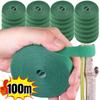 10mm*500mm/1Roll Self Adhesive Plant Nylon Cable Tie Adjustable Green Plant Hook Loop Support Twine Bandage Fasteners Tape Strips Garden Supplies