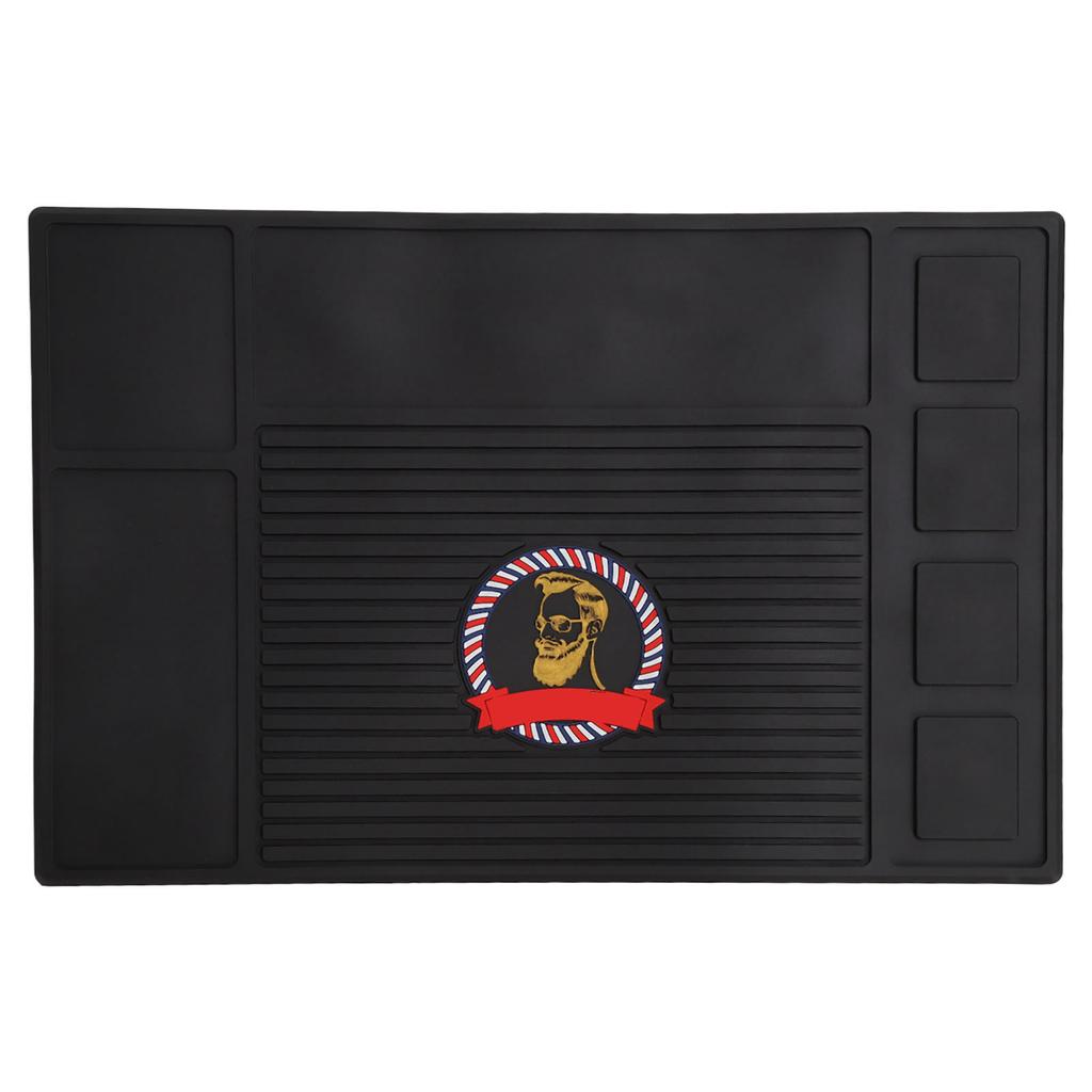 Парикмахерский коврик Силиконовый Противоскользящий Водонепроницаемый Сильная Адсорбция Коврик-Органайзер для Парикмахерской