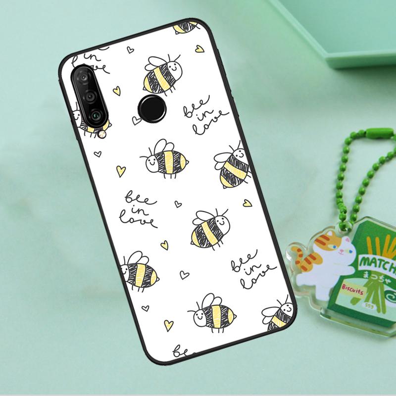 Чехол для Huawei Nova 12s 12i 11i 7i 8i 9 10 SE Y91 Y90 Y60 Y70 Y72 Y61 P60 Pro P30 P40 Lite с рисунком пчелы и шмеля