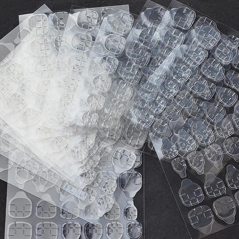 120 шт. двухсторонняя клейкая лента для накладных ногтей, клейкая наклейка, DIY советы, накладные ногти, акриловый маникюрный гель, инструмент для макияжа