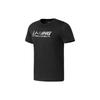 Футболка с коротким рукавом Li Ning Training Series со светоотражающими буквами и логотипом, быстросохнущая, мужская, черная ATSS833-1