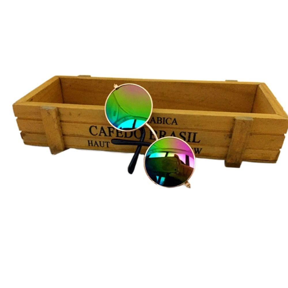 Разноцветные плюшевые очки для кукол Лабубу в круглой оправе, аксессуары для кукол Лабубу, игрушки для кукол