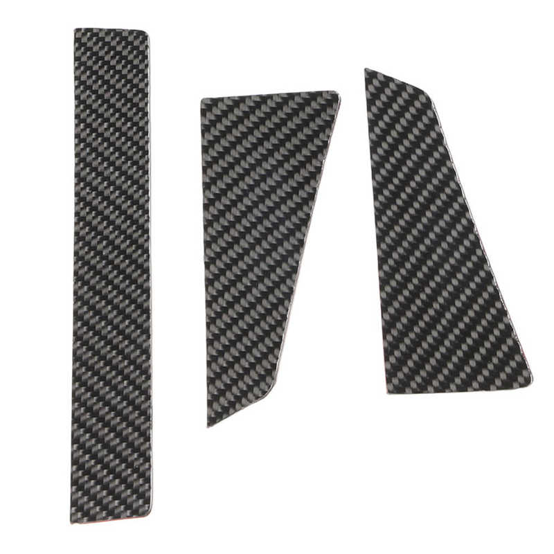 Крышка рамки навигационного экрана из углеродного волокна, центральная наклейка на экран дисплея, замена наклейки для Polaris RZR PRO