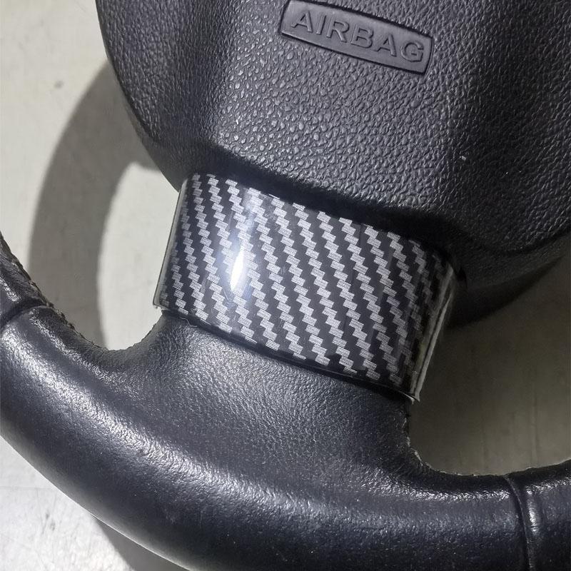 My Good Car Car Accessories Steering Wheel Buttons Panel Cover Trim Stickers Carbon Fiber for Ford Focus 2 MK2 2005 -