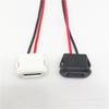 Водонепроницаемый USB-разъем USB-C Type, 2 контакта, Прямая запрессовка, гнездо, Разъем для зарядки
