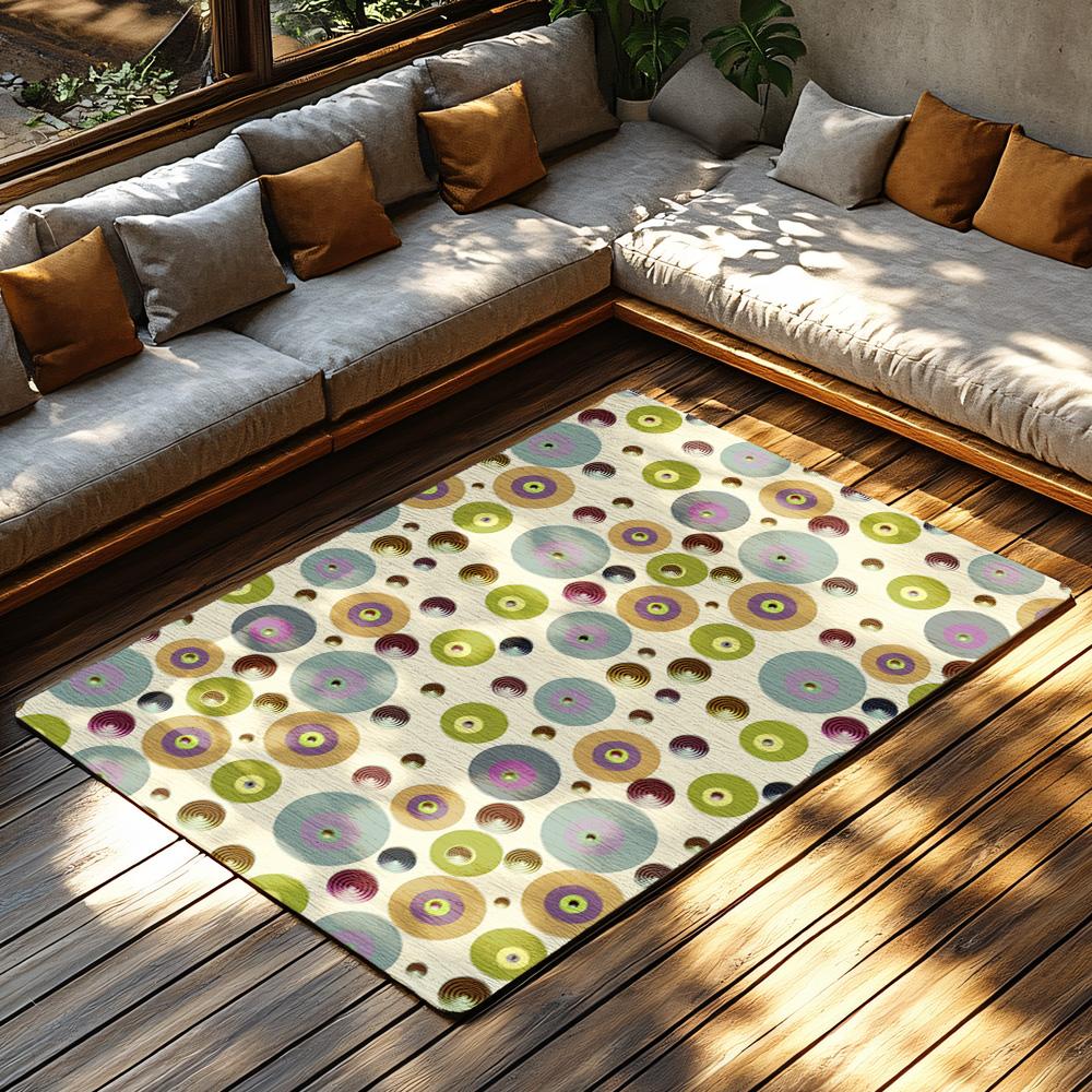 Stylish Abstract Carpet Washable Non-Slip Floor Mat Living Room Rug Modern Area Rug Home Decor Indoor Outdoor Doormat Plush Rugs
