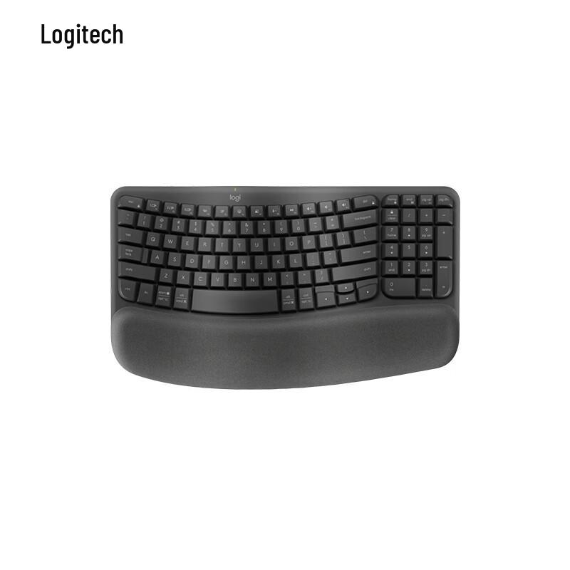 Logitech Wave Keys Ergonomic Wireless Bluetooth Keyboard