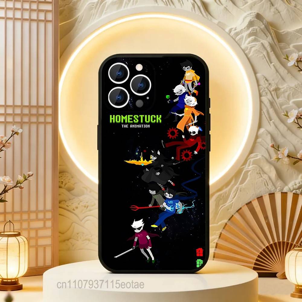 H-Homestucks T-Trolls смешной чехол для телефона для iPhone 17,16,15,14,13,12,11,Pro,Max,Plus,E,Air,Mini Защитная черная крышка