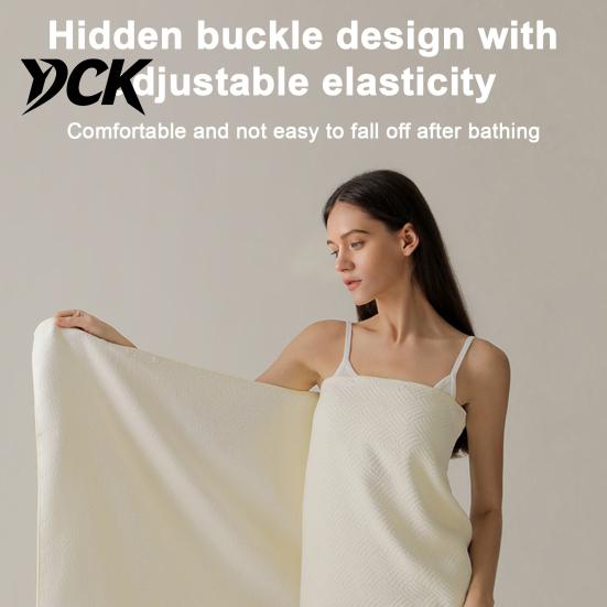Sensitive Skin Friendly Bath Towel Cotton Jacquard for Women, 31.5" x 59" Super Absorbent Breathable Wrap Daily Use Wrap, Soft Quick Dry on
