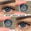 Eyeshare Синие цветные контактные линзы для глаз, натуральные линзы для глаз, серые контактные зеленые линзы, синие линзы, модные линзы, 1 пара