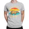 Vintage Capybara Retro Style Dont Worry Be Capy TShirt Unisex Round Neck 100 Cotton T Shirts Short Sleeve Tees Original Clothes