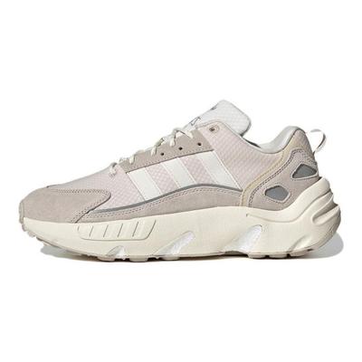 Originals ZX 22 Boost Удобные Прочные Низкие Кроссовки для Бега с Круглым Носком Унисекс Бежевые GX2038