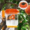 2/4Pcs Outdoor Hanging Wasp Trap Solar Powered Hornet Bee Catcher with UV LED Light Reusable Outside Garden Patio Yellow Jacket Trap Bottle