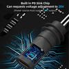 USB C/DC5521 на DC5521 Разъем для зарядки с поддержкой Power Delivery 100 Вт для портативной зарядки Mini