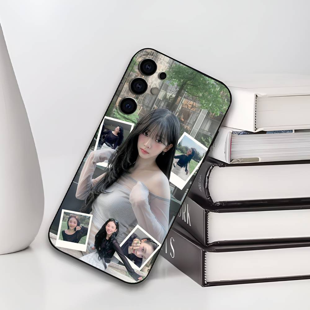 Чехол для телефона K-Karina A-AespaS Для Samsung S25,S24,S21,S22,S23,S30,Ultra,S20,Plus, Мягкий силиконовый Черный чехол