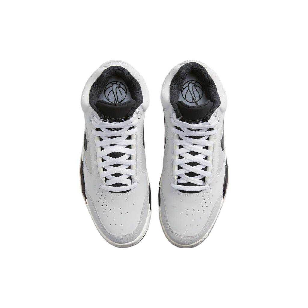 Nike Мужские кроссовки Air Flight Lite Mid Photon Dust Metallic Silver Light Smoke Grey Black FJ2949-001