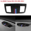 Для BMW E90 E92 E93 3 серии 2005-12 аксессуары для салона автомобиля из углеродного волокна приборная панель вентиляционное отверстие рамка крышка накладка