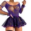 Women' Fashion Suspenders Strap Sexy Gauze Perspective Nightdress Underwear