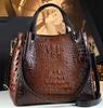 Сумка-тоут с узором крокодила, женская сумка-ведро через плечо, ретро-сумка, трендовые кошельки и сумочки, роскошный дизайнерский Bolsos Vintage