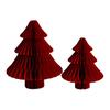 2 шт. бумажное украшение на рождественскую елку 3D соты деревья центральный элемент стола праздничный домашний декор