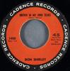 7-дюймовая пластинка DON SHIRLEY  Drown In My Own Tears  The Lonesom 1408 Cadence 1961 США Джаз Б/у