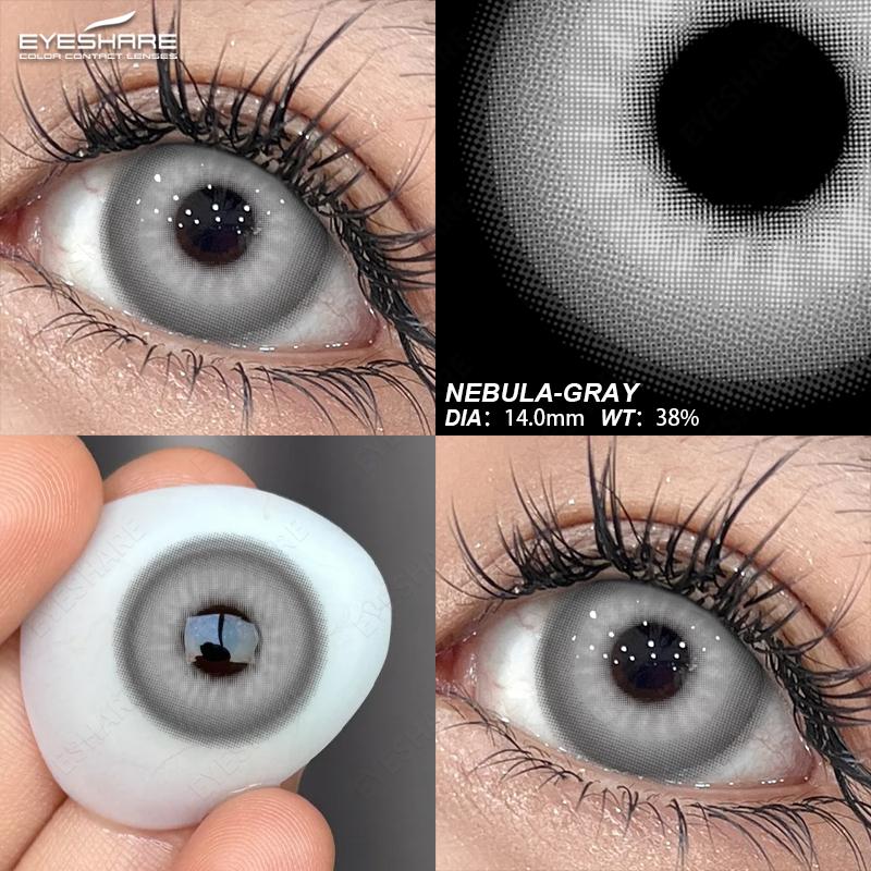 Eyeshare НОВЫЕ цветные контактные линзы для косплея для глаз, синие линзы для глаз аниме, цветные линзы на Хэллоуин, красные контактные линзы, косметический макияж