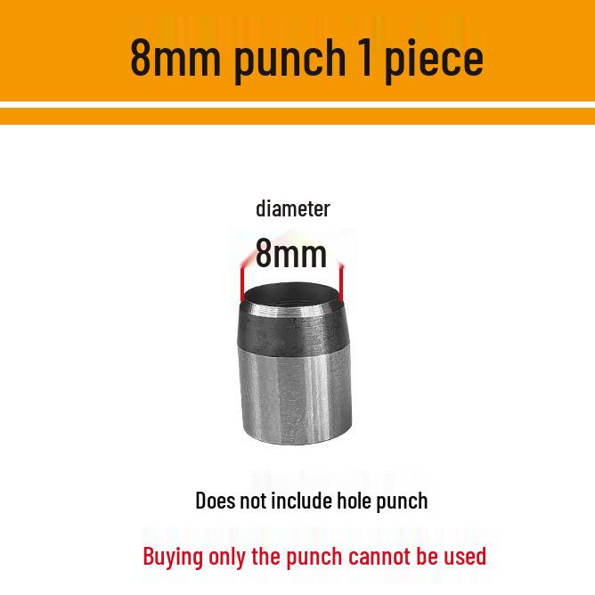 Multifunctional Leather Belt Hole Punch Pliers for DIY Craft, Transparent Bag Included