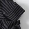 2025 Spring Women's Striped Print Loose Single-Breasted Lapel Shirt