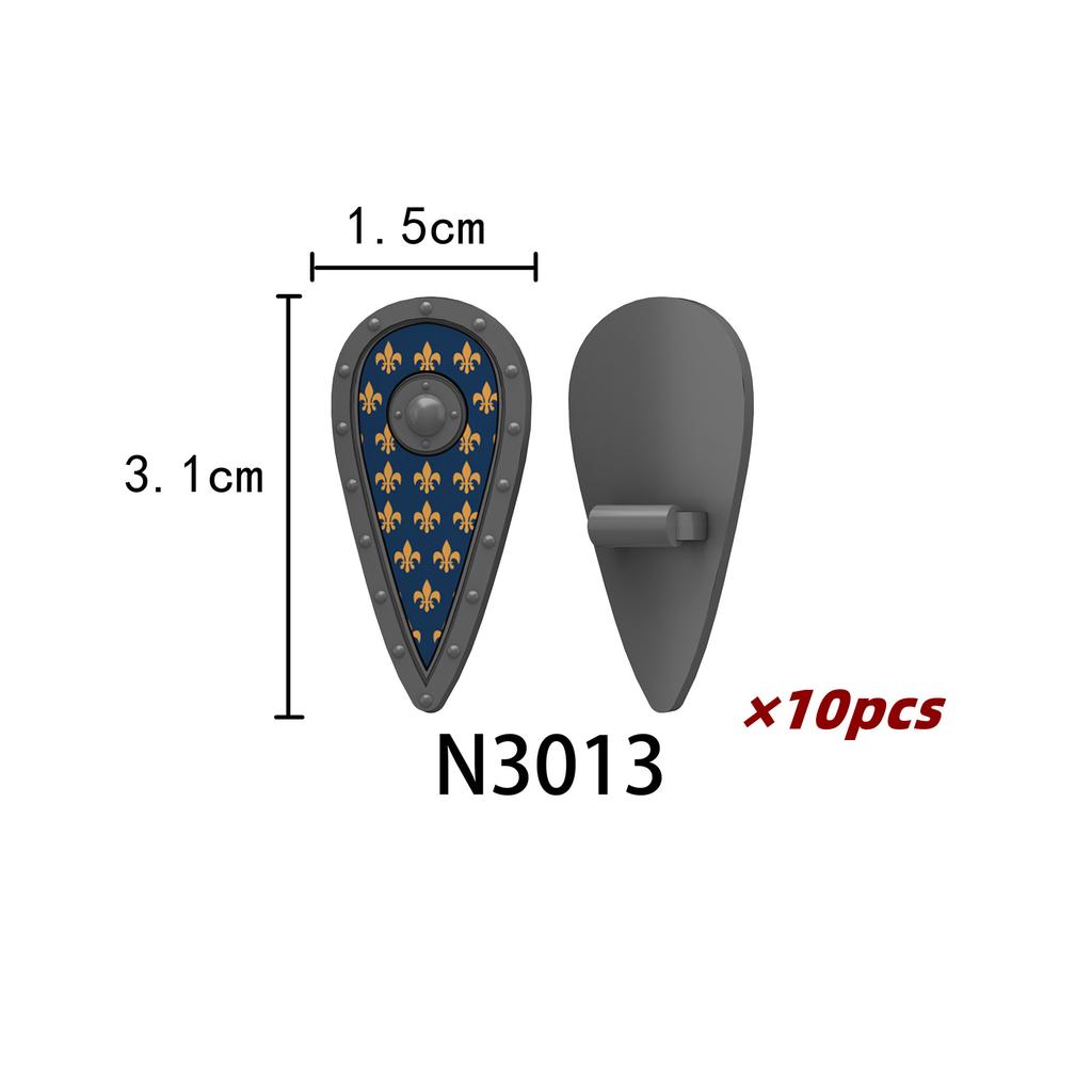 Набор средневековых строительных блоков с солдатами, лошадьми и настраиваемой броней для детей от 6 лет
