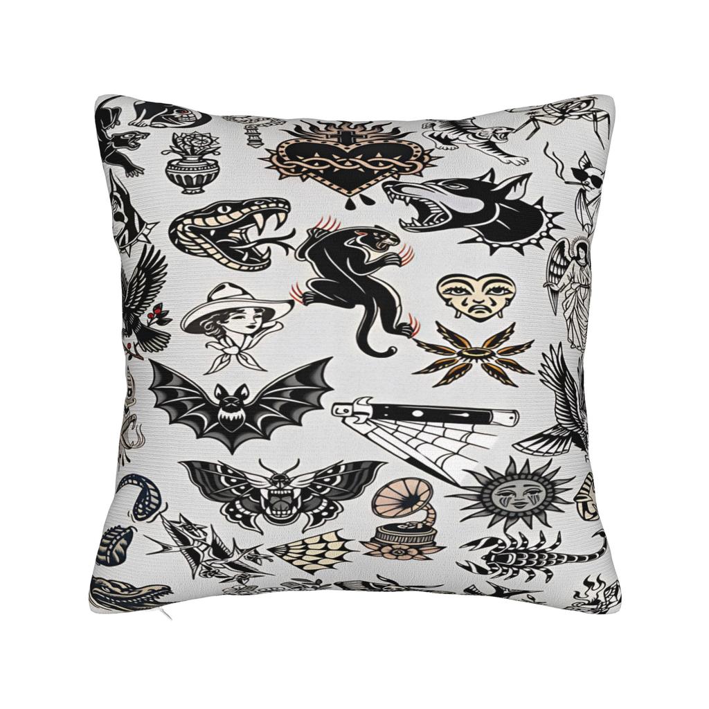 Pillow Cover Flying Leaping Pig Funny Pillow Case For Living Room Sofa Pillowcases
