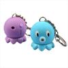 Брелок в виде животного Осьминог брелок 3D имитация светодиодные брелки свет звук брелок детская игрушка