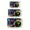 Marvel 1pc Cartoon Printed Floor Mat, Spider-Man and Hulk Dynamic City Nightscape Pattern, Easy to Clean, Suitable for Home En