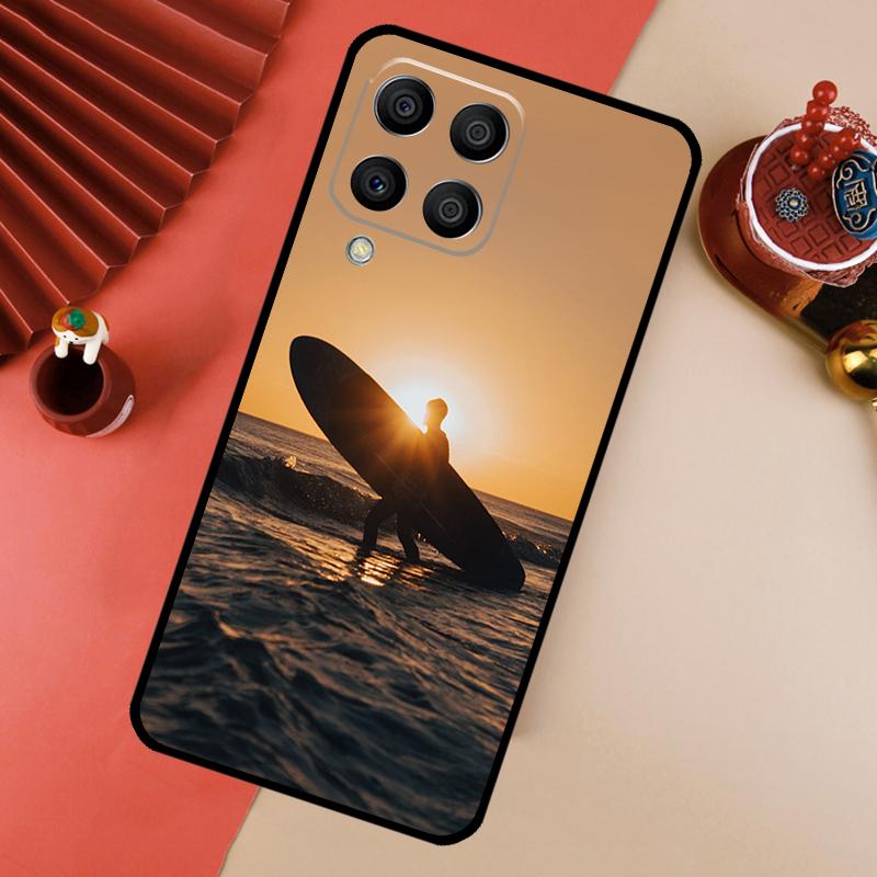 Surf Surfboard For Samsung Galaxy M32 M16 M06 M12 M55 M15 M35 M14 M34 M54 M11 M21 M31 M13 M33 M53 M52 Case