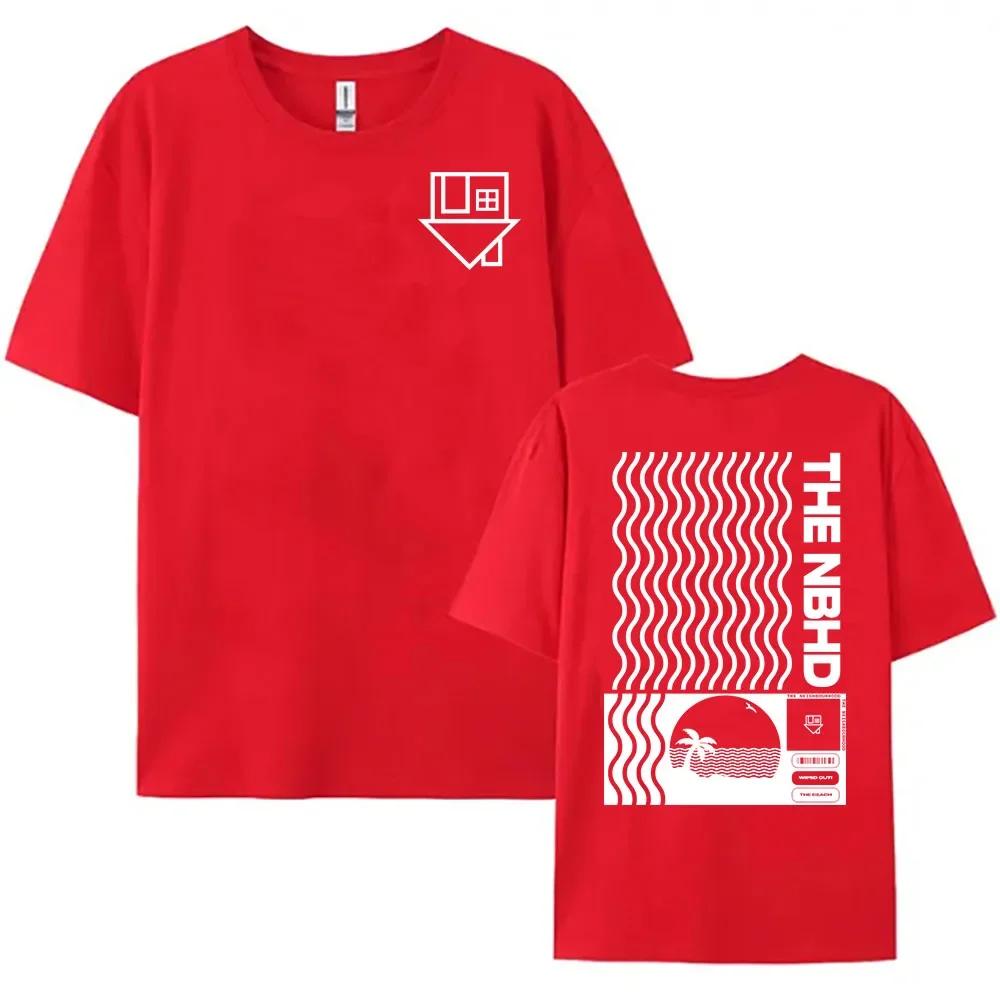 Wiped Out Album Printing Tshirts The Neighbourhood Nbhd Band Tshirt Cotton High Quality Summer Teeshirt Wounisex Unisex Clothes Tee