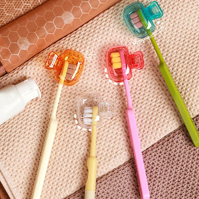 1 шт., чехлы на головку зубной щетки для путешествий, защитная крышка для зубной щетки, защитный чехол для щетки, портативный пластиковый зажим для домашних путешествий