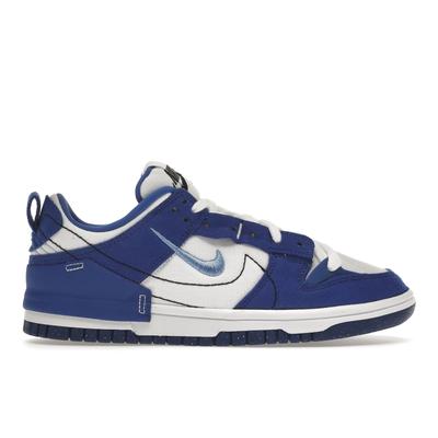 Dunk Low Disrupt 2 Белые женские кроссовки Hyper Royal Синий университетский синий DH4402-102