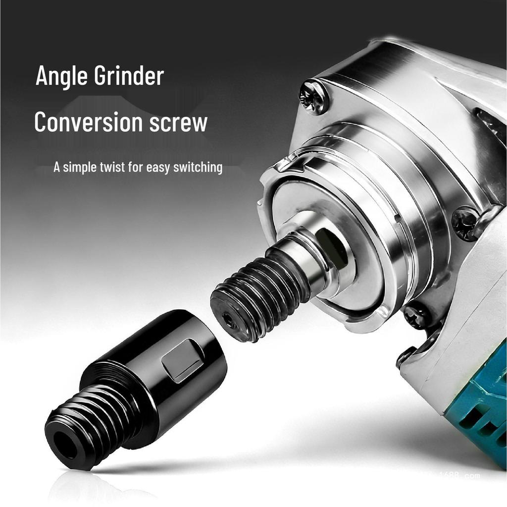 Universal Hole Saw Adapter: M10 to M14 to 5/8-11 Thread for Angle Grinder