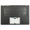 Использовался для ASUS ROG Zephyrus GA503 GU603 16" Верхняя крышка корпуса с подставкой для рук и клавиатурой с белой подсветкой (Черный цвет)