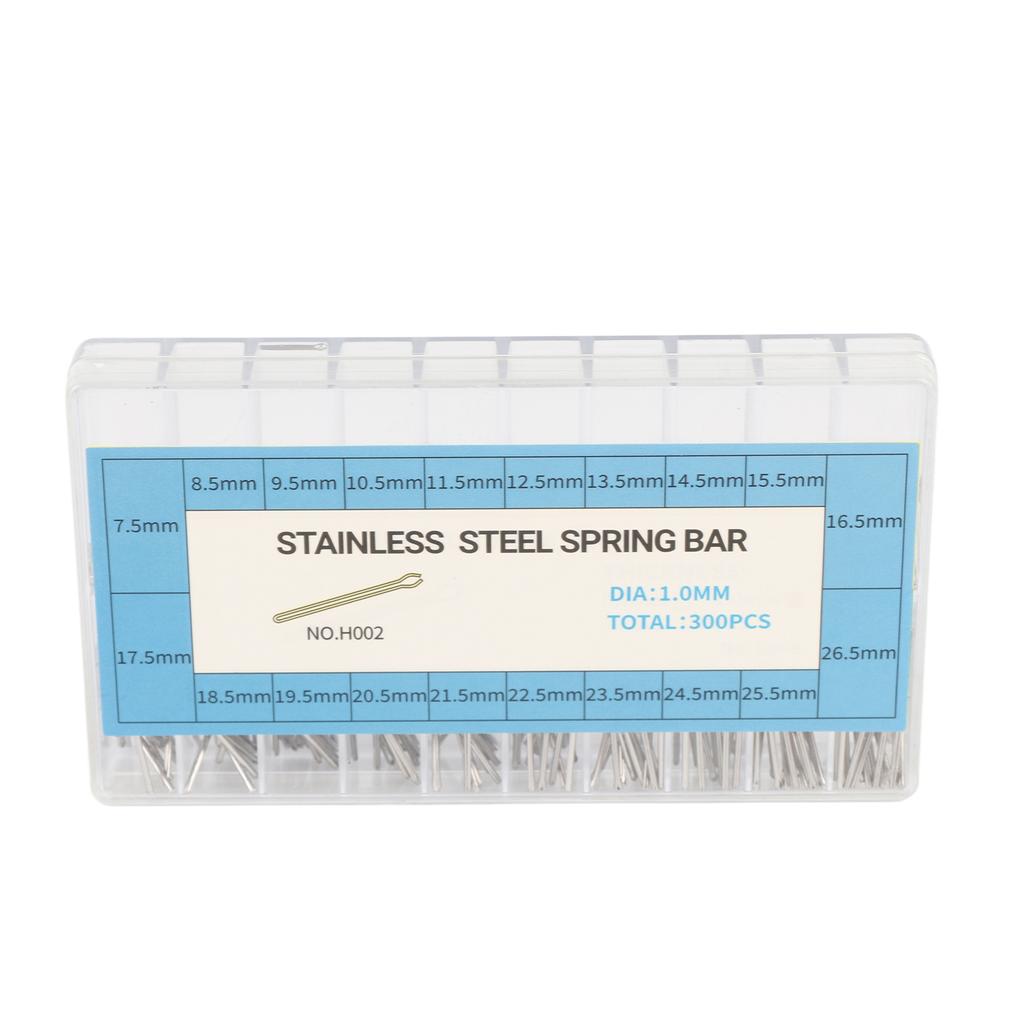 1.0mm Split Pins Bars Wristwatch Strap Split Pins 304 Stainless Steel Watch Parts 7.5mm‑26.5mm
