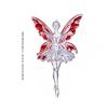 2D Плоский Рождественский Подвесной Кулон Балерина Сияющий Ангел Подвесной Декор Акриловый Имитация Рождественской Елки Подвесное Украшение Шар Подвески для Сумки