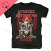 Avenged Sevenfold Метал Рок Графический Принт Короткий Рукав 100% Хлопок Футболки Хип Хоп Мода Рубашки Большой Размер Футболка для Мужчин Топы