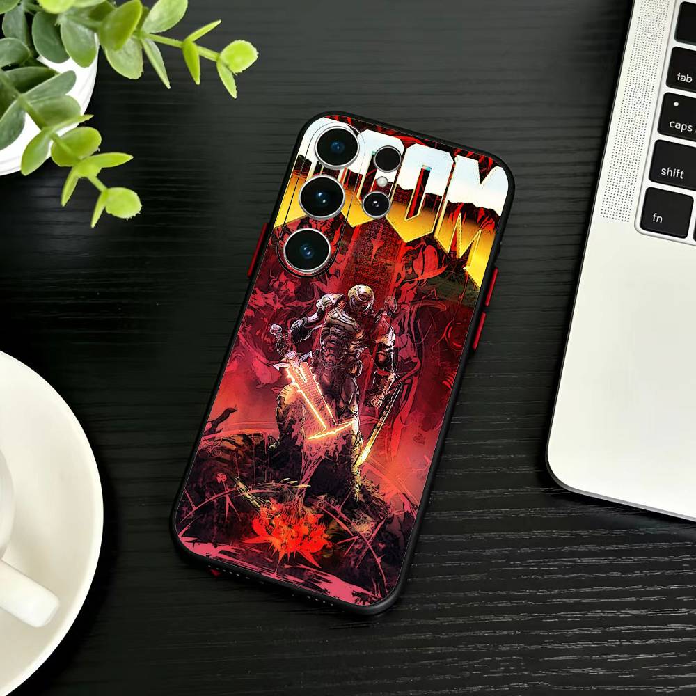 Чехол для телефона G-Game D-doom Для Samsung S26,S25,S24,S23,S22,S21,S20,Plus,Fe,Lite,Другие Черный Чехол