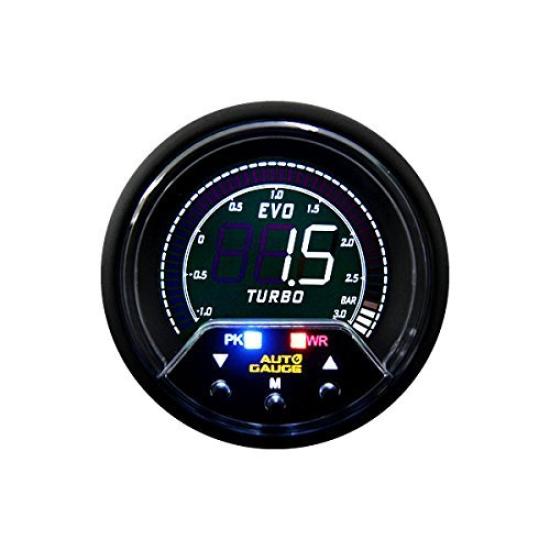 Дополнительный датчик Autogauge Boost Gauge 60 мм с подсветкой для серии 456, 4-цветный