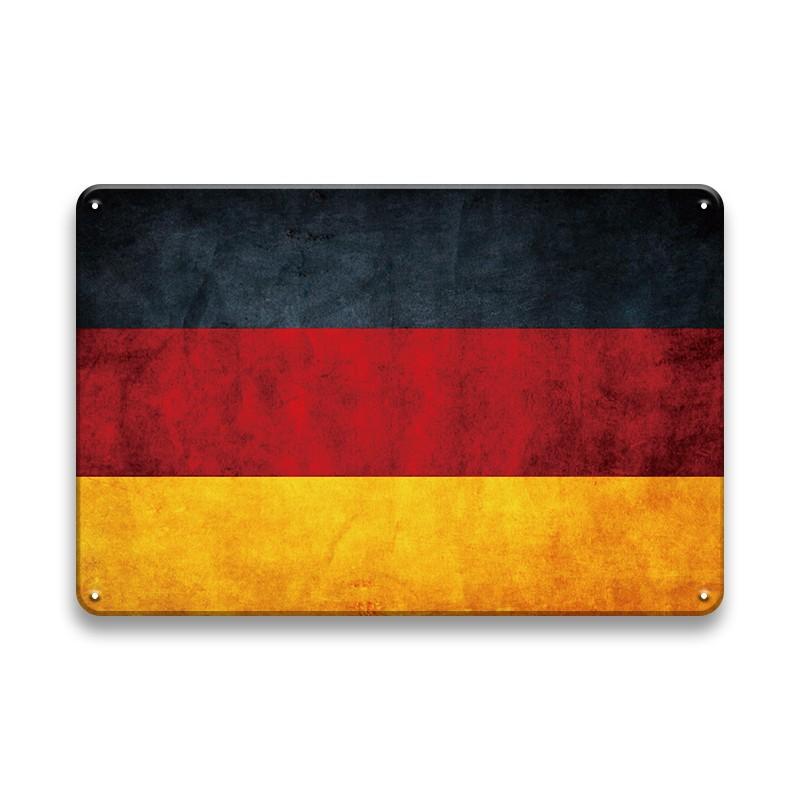 INEED Декор флаг страны винтажные постеры доска металлическая вывеска настенное художественное украшение жестяная вывеска бар паб гостиная домашняя железная живопись